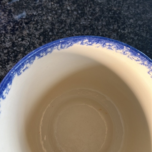 Molly Dallas Blue Spatterware Bowls Cow & Pig - Picture 9 of 10